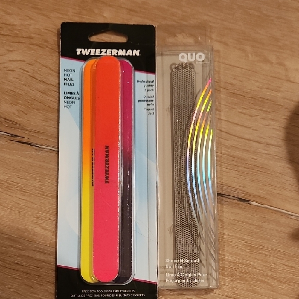 Tweezerman Neon Nail Files - Pink, Orange, Yellow